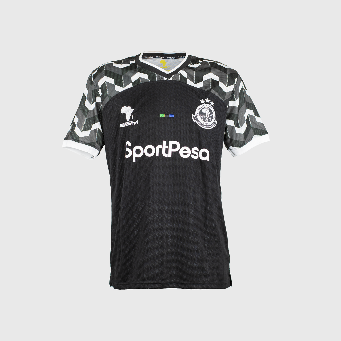 Maillot Sheria Ngowi Young Africans 2024-2025 Homme/Femme Noir – Football Tanzanie