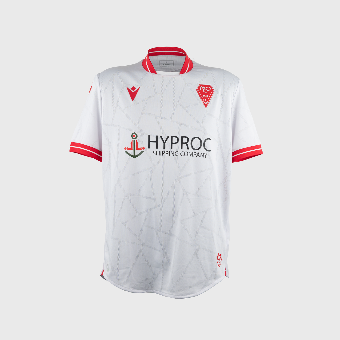 Maillot Officiel MC Oran 2026 Macron Homme/Femme Blanc – Football Algérie