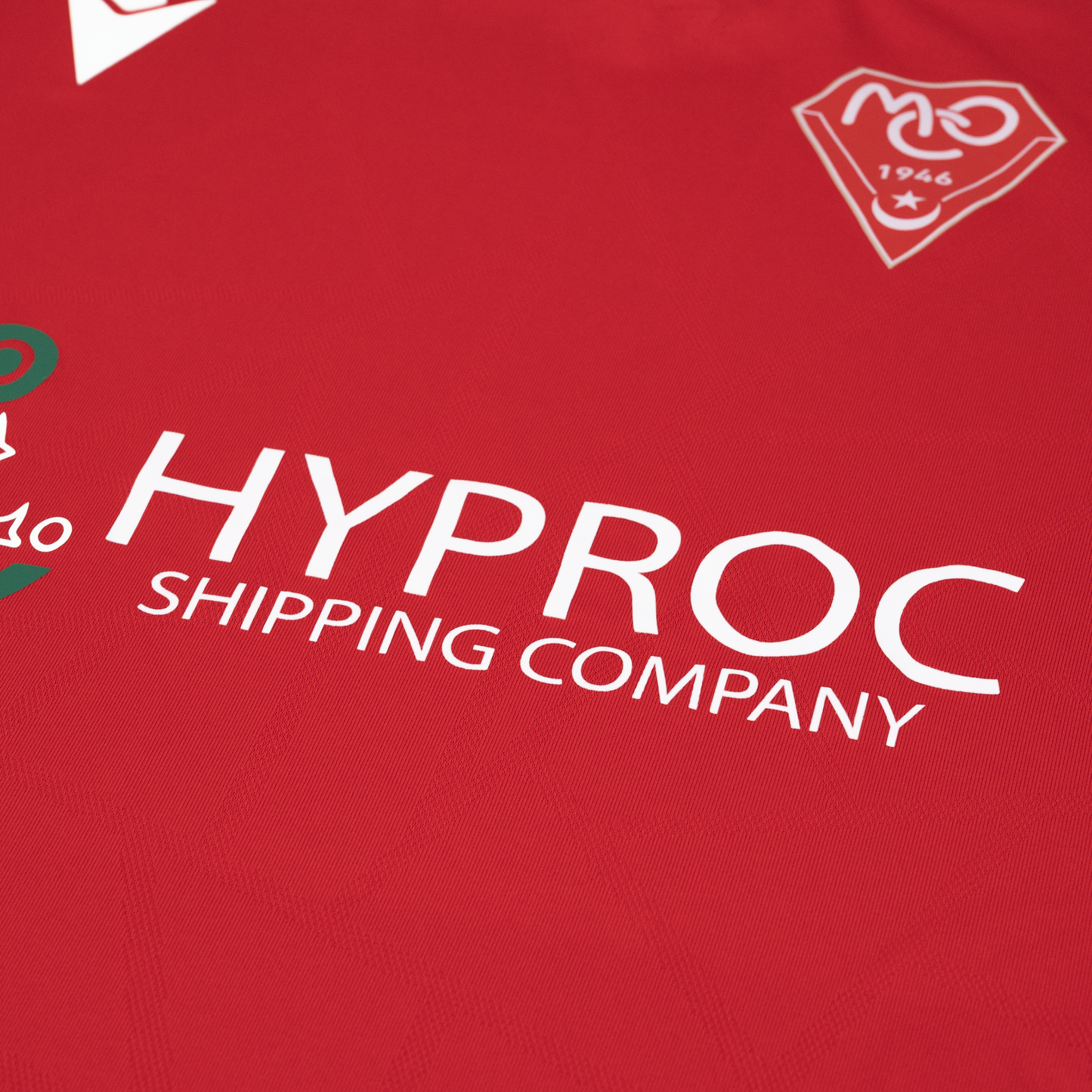 Maillot Officiel MC Oran 2026 Macron Homme/Femme Rouge – Football Algérie