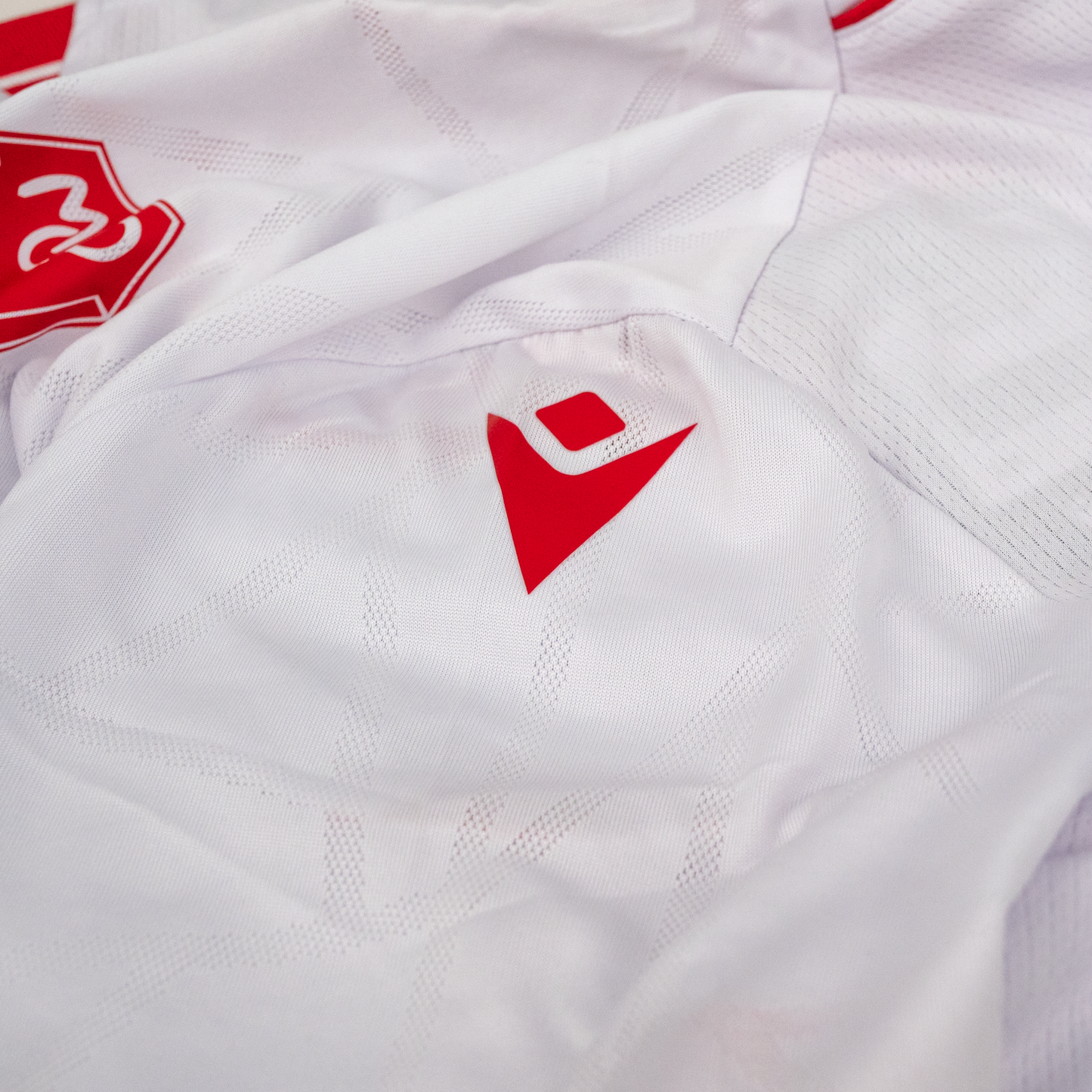 Maillot Officiel MC Oran 2026 Macron Homme/Femme Blanc – Football Algérie